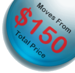 Our move prices start at an afordable $150 and the price we quote is the only price you pay.